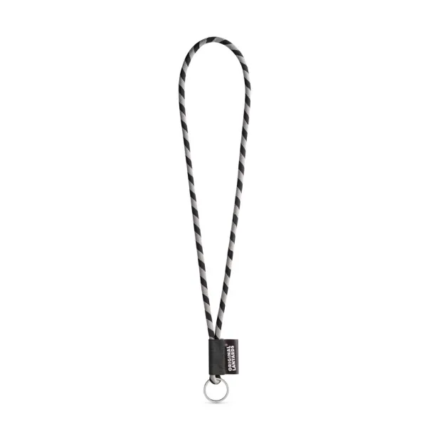  Lanyard Tube Long Set I Black Grey