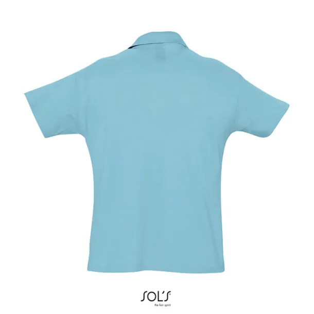 SUMMER II MEN POLO-170g atoll blue