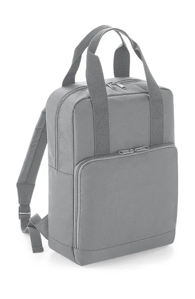  Twin Handle Backpack - Bagbase Light Grey