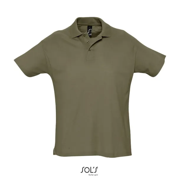 SUMMER II MEN POLO-170g army