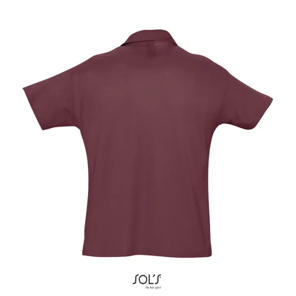 SUMMER II MEN POLO-170g Burgundy