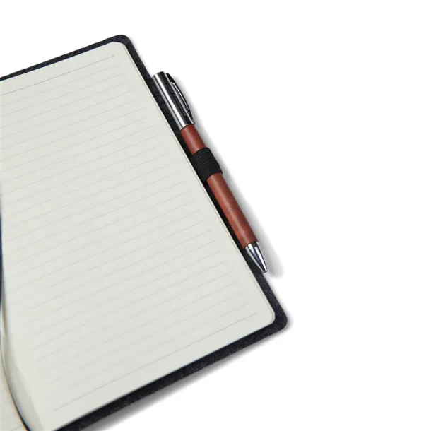  VINGA Albon notes od GRS certificiranog filca, A5 - Vinga Crna 
