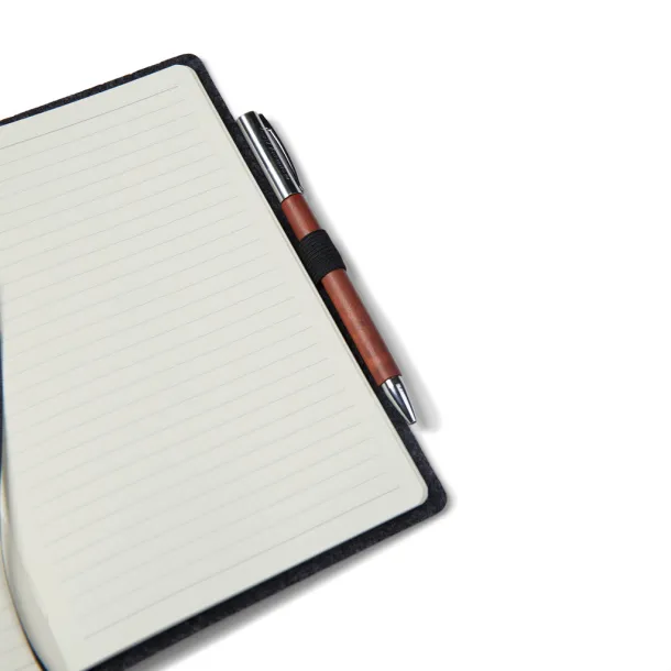 VINGA Albon notes od GRS certificiranog filca, A5 - Vinga Crna 
