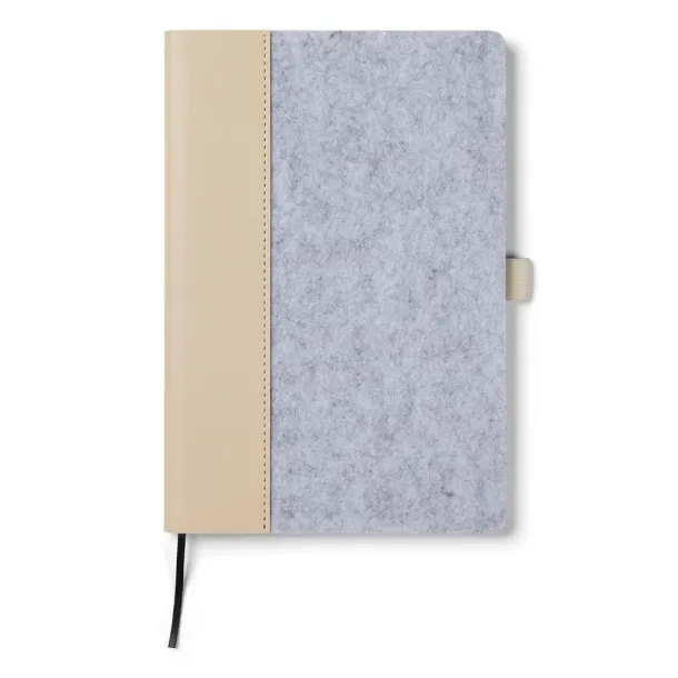  VINGA Albon GRS recycled felt notebook - Vinga A69F99 