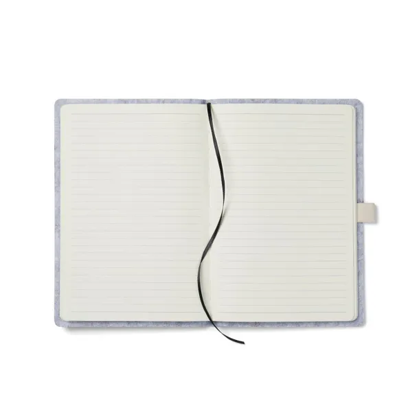  VINGA Albon GRS recycled felt notebook - Vinga A69F99 