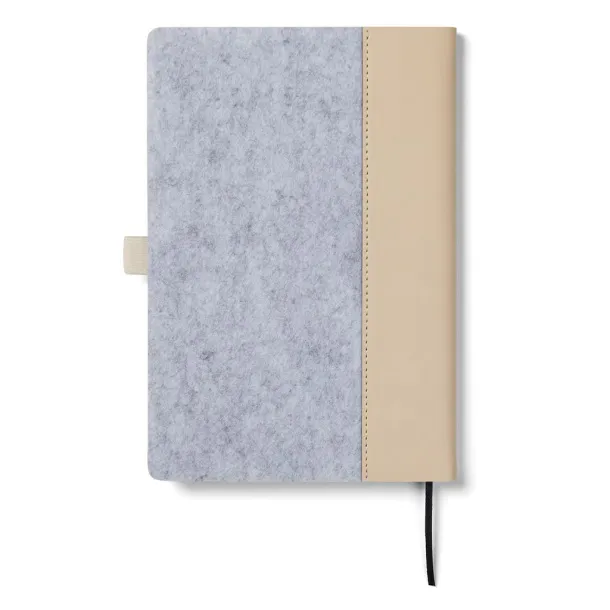  VINGA Albon GRS recycled felt notebook - Vinga A69F99 