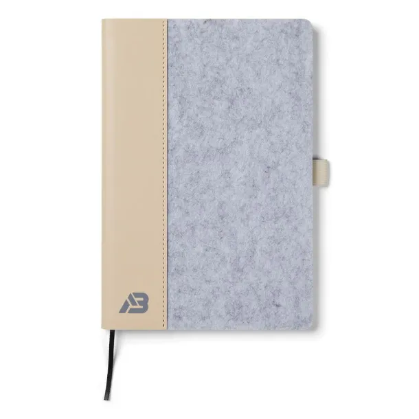  VINGA Albon GRS recycled felt notebook - Vinga A69F99 