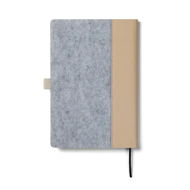  VINGA Albon GRS recycled felt notebook - Vinga A69F99 