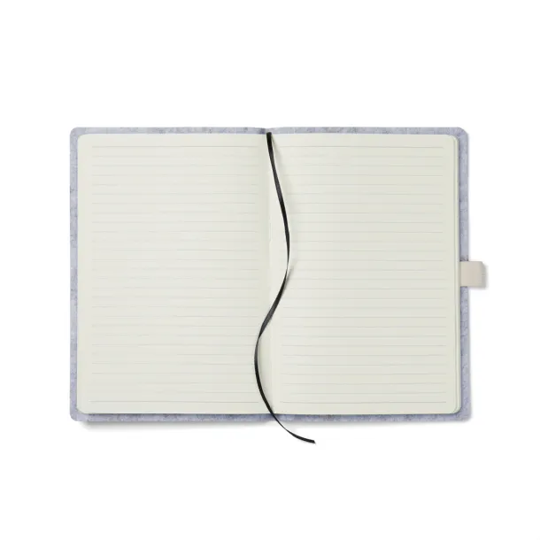  VINGA Albon GRS recycled felt notebook - Vinga A69F99 