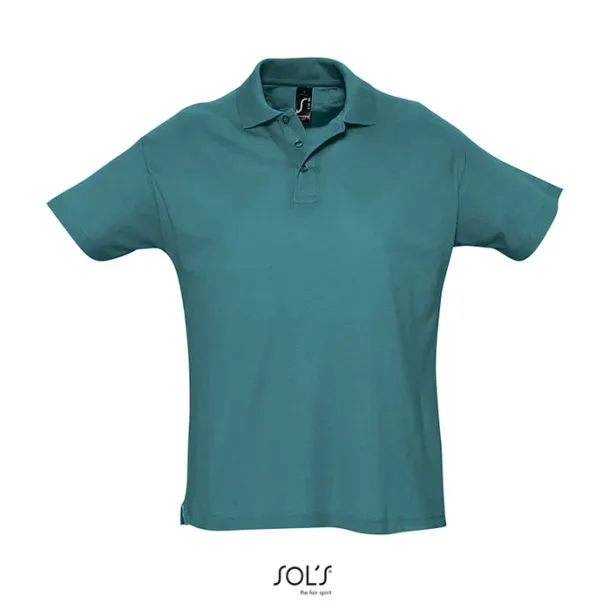 SUMMER II MEN POLO-170g Duck Blue