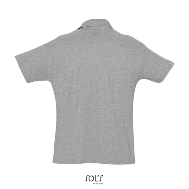 SUMMER II MEN POLO-170g Grey Melange