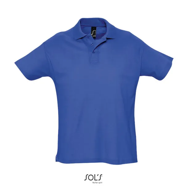 SUMMER II MEN POLO-170g Royal blue