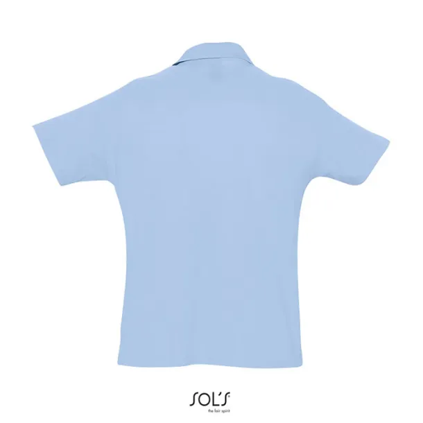 SUMMER II MEN POLO-170g Sky blue