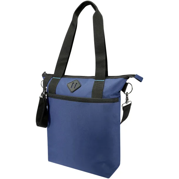 Repreve® Ocean 15" GRS RPET laptop tote bag 12L - Elevate NXT Navy Blue