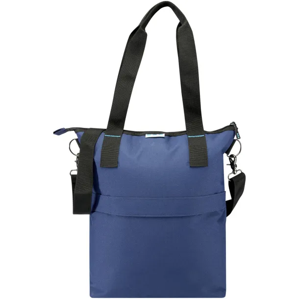 Repreve® Ocean 15" GRS RPET laptop tote bag 12L - Elevate NXT Navy Blue