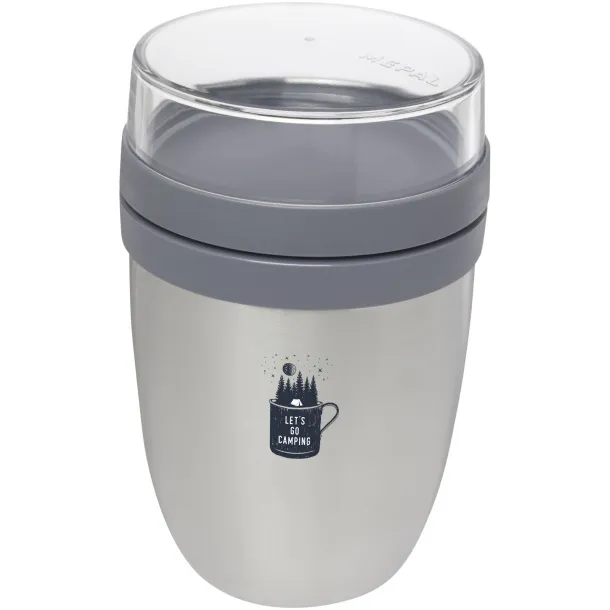 Ellipse Izolirajuća posuda za hranu, 500 ml + 200 ml - Mepal Srebrna
