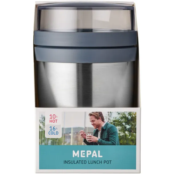 Ellipse Izolirajuća posuda za hranu, 500 ml + 200 ml - Mepal Srebrna