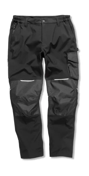  Slim Softshell Work Trousers - Result Work-Guard Black