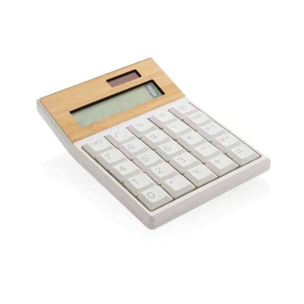  Utah RCS recycled plastic and FSC® bamboo calculator - XD Collection Brown 