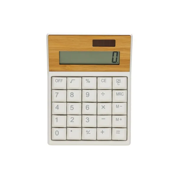  Utah RCS recycled plastic and FSC® bamboo calculator - XD Collection Brown 