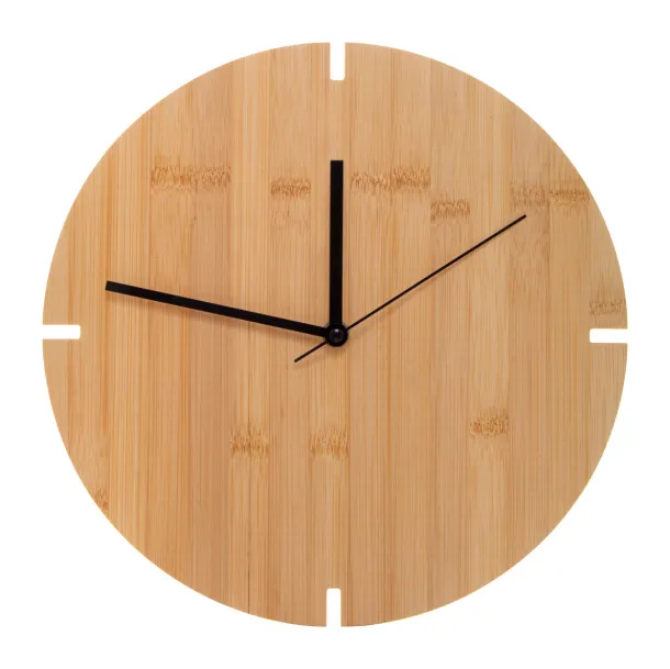 Tokei bamboo wall clock Natural