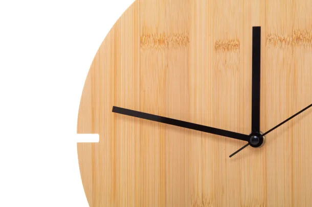 Tokei bamboo wall clock Natural