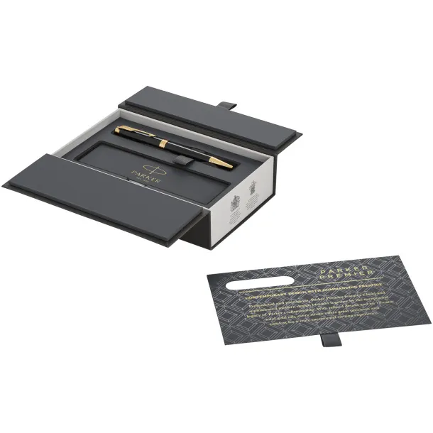Premier ballpoint pen - Parker Solid black Gold