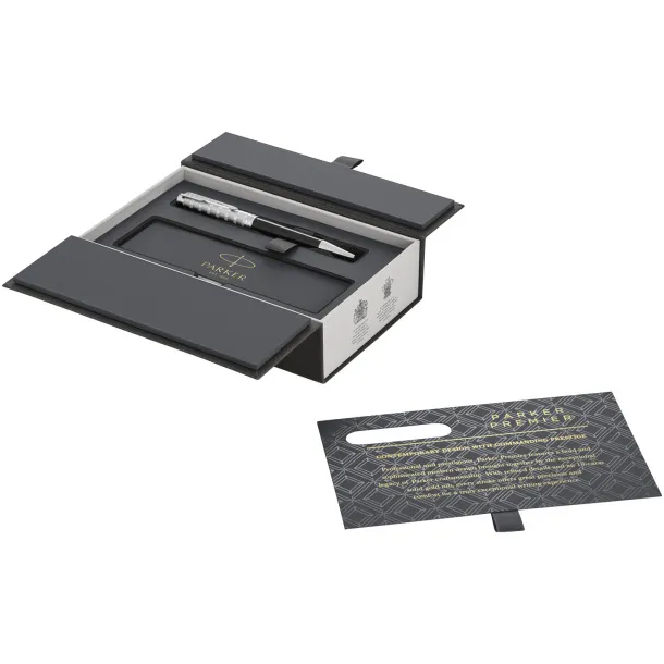 Premier ballpoint pen - Parker Solid black Silver
