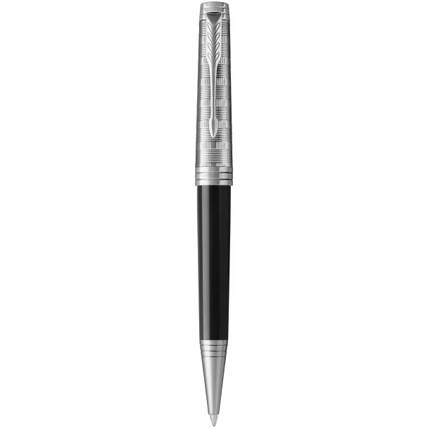 Premier ballpoint pen - Parker Solid black Silver
