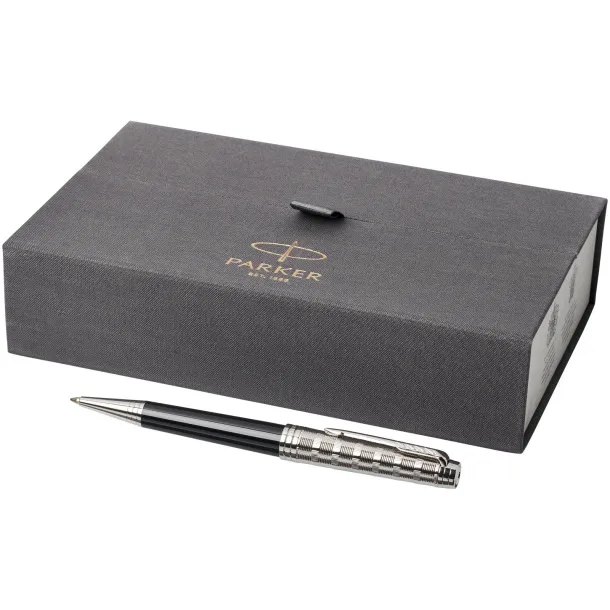 Premier ballpoint pen - Parker Solid black Silver
