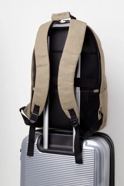 Rebyss Back ruksak od recikliranog pamuka, 15" Bež