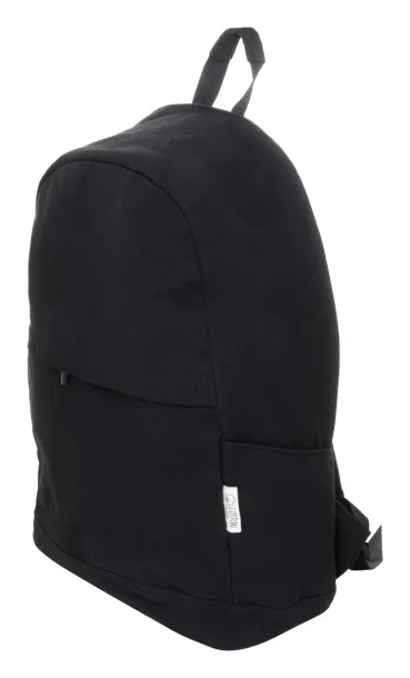 Rebyss Back recycled cotton backpack Black