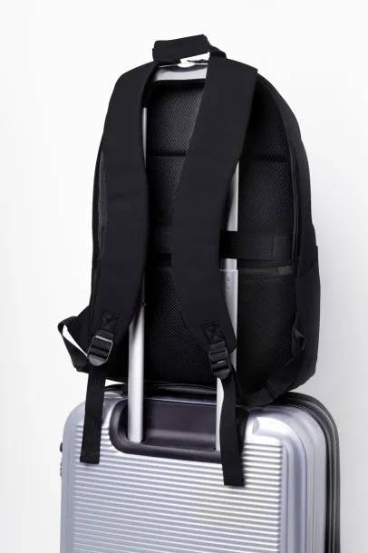 Rebyss Back ruksak od recikliranog pamuka, 15" Crna