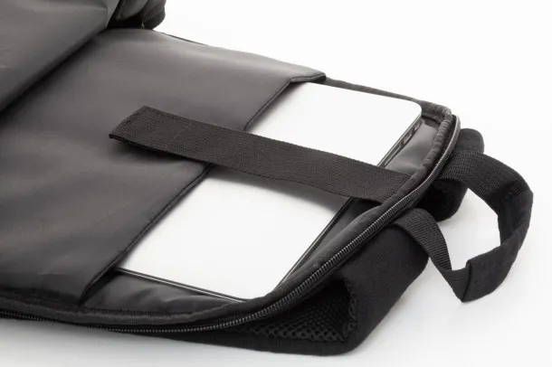 Rebyss Back ruksak od recikliranog pamuka, 15" Crna