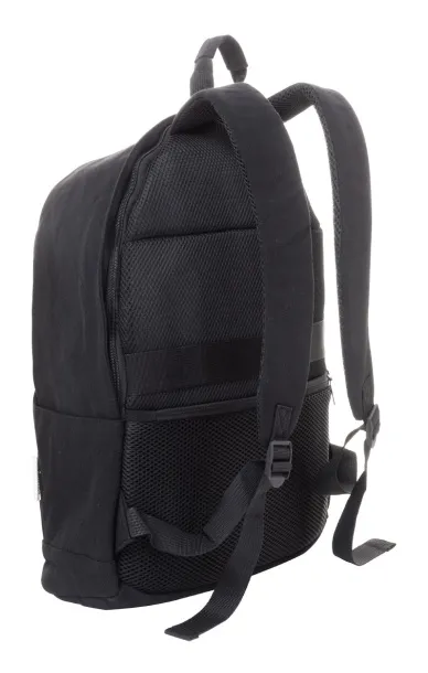 Rebyss Back ruksak od recikliranog pamuka, 15" Crna