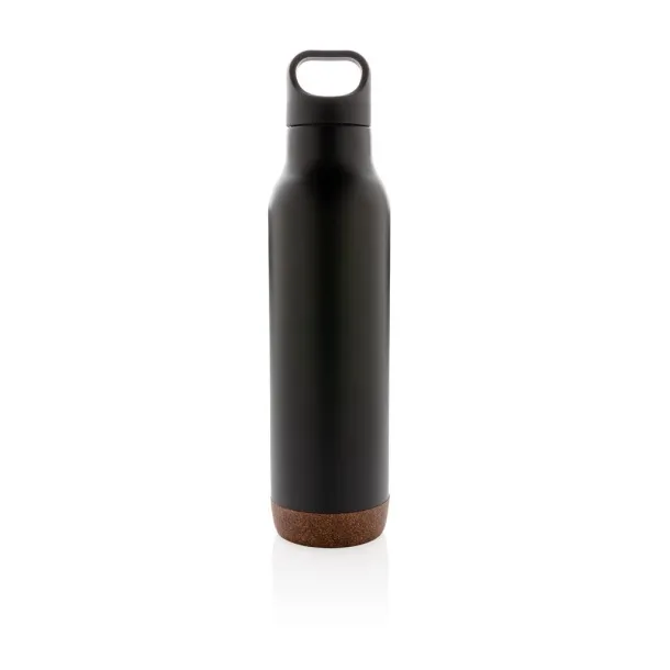  Cork leakproof vacuum flask - XD Collection Black 