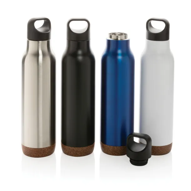  Cork leakproof vacuum flask - XD Collection Black 