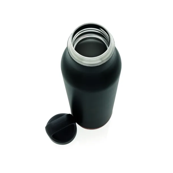  Cork leakproof vacuum flask - XD Collection Black 