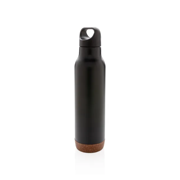  Cork leakproof vacuum flask - XD Collection Black 