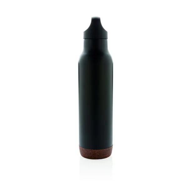  Cork leakproof vacuum flask - XD Collection Black 