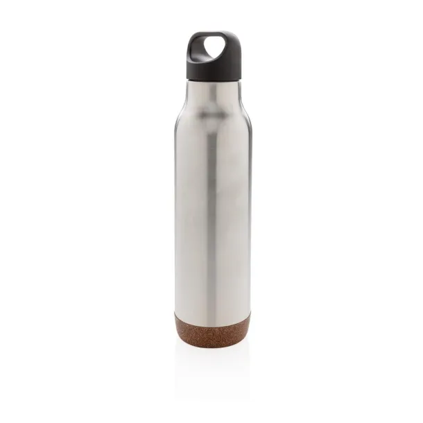  Cork leakproof vacuum flask - XD Collection Silver 