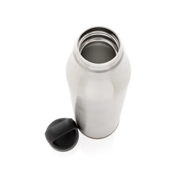  termos boca s plutom, 600 ml - XD Collection Srebrna 