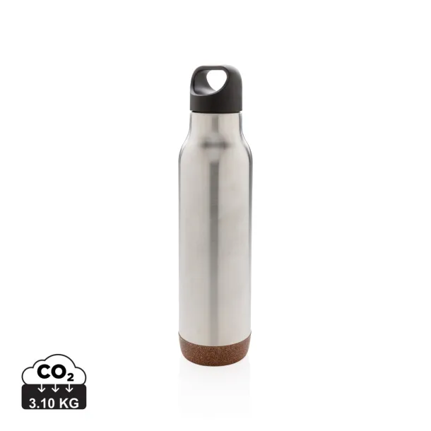  Cork leakproof vacuum flask - XD Collection Silver 