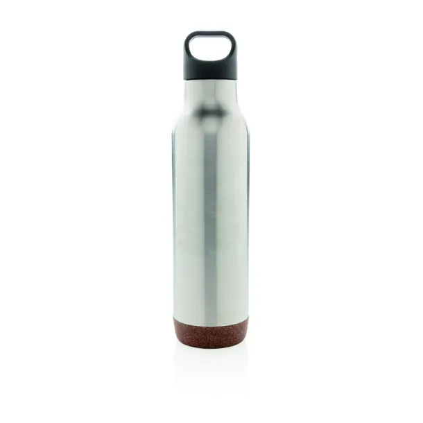  Cork leakproof vacuum flask - XD Collection Silver 