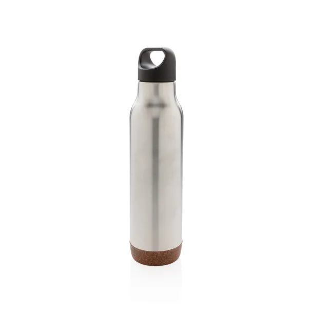  Cork leakproof vacuum flask - XD Collection Silver 