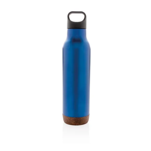  Cork leakproof vacuum flask - XD Collection Blue 