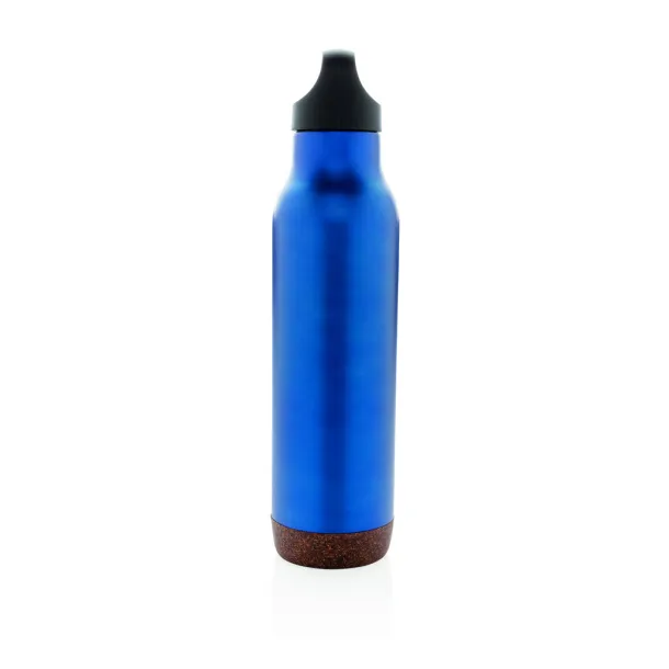  Cork leakproof vacuum flask - XD Collection Blue 