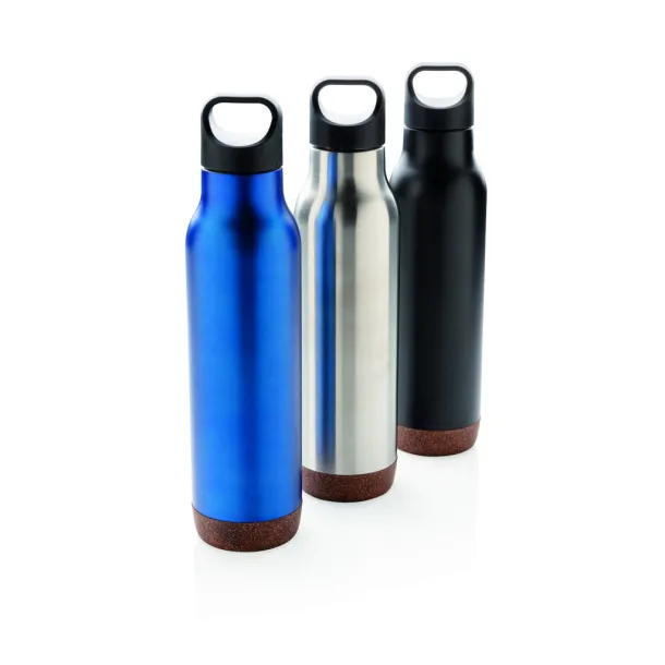  Cork leakproof vacuum flask - XD Collection Blue 