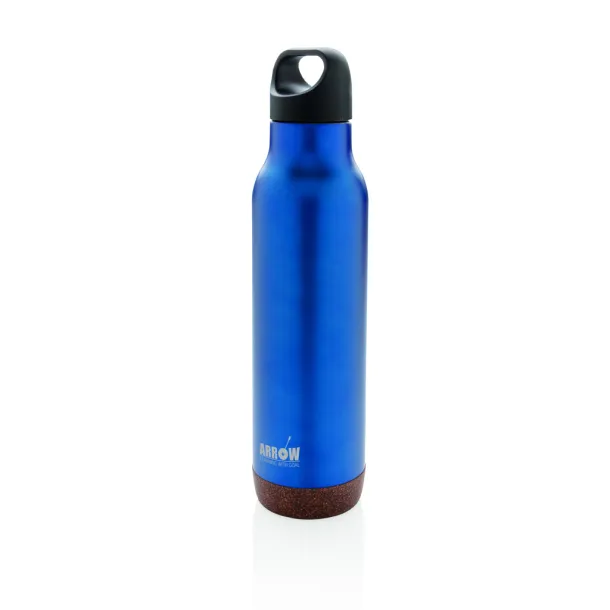  Cork leakproof vacuum flask - XD Collection Blue 