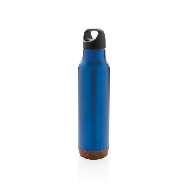  Cork leakproof vacuum flask - XD Collection Blue 